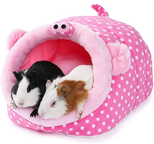 JanYoo Kleintierhöhle für Chinchilla, Igel, Meerschweinchen, Käfigzubehör, Spielzeug, für Bartagame, Hamster, Frettchen, Ratte