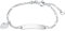 Amor Identarmband 925 Sterling Silber Mädchen Kinder Armschmuck, 12+2 cm, Silber, Kommt in Schmuck Geschenk Box, 9526703