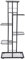 Stand di Piante, Mensola per piante a 6 strati, espositore per fiori in vaso in metallo Supporto per piante decorativo Scala multifunzionale per balcone da giardino Può contenere 7 vasi (Grigio scuro)