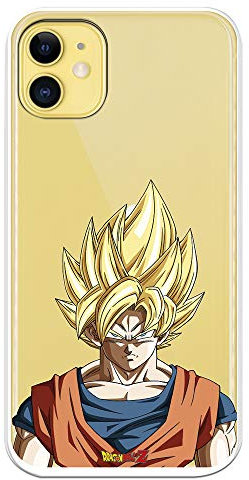 Official Dragon Ball Goku Super Saiyan iPhone 11 Case Protect Your Mobile Phone Flexible Silicone Case Official Licensed by Dragon Ball