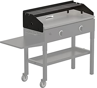 AJinTeby 71,1 cm (28 Zoll) Grill-Windschutz für Blackstone 71,1 cm (28 Zoll) Grillplatte und Edelstahl-Grill-Warmhalterost für Blackstone Flat Top Gasgrill Grillplatte