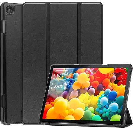 YRH for Lenovo M10 3rd Gen 10.1 inch Case 2022 (TB328FU/TB328XU), Slim Light Stand Hard Shell with Auto Sleep/Wake Tablet Cover Case for Lenovo Tab M10 Gen 3, Black