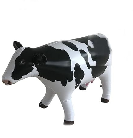 JDF Aufblasbare Tierornamente, PVC, aufblasbare Simulationstiere, aufblasbare Tieradler, Pferde, Kühe, Welpenmodell, Neujahrstag, Weihnachtsdekoration, Basteln, Milchvieh