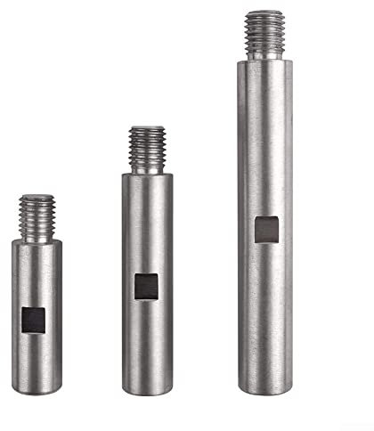 3 Pack for M14 Angle Grinder Extension Connecting Rod Thread Adapter Rods 75/100/140mm