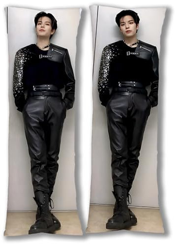 Qzobund Hug Body Pillow Case Singger Kissenbezug für Fans 50 x 150 cm (Kim Seung-min)