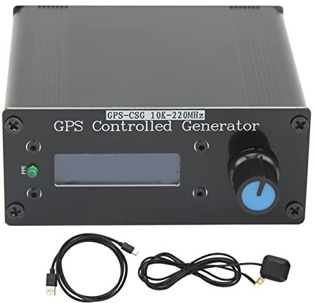 Generador Vfo Gps 10K-220Mhz Oscilador De Frecuencia Variable con Reloj De Doma Y Referencia para Sistemas Hidráulicos Y Motores Industriales