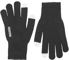 SealSkinz Hanworth Unisex Solo Nicht Wasserdichter Handschuh aus Merinowolle | Outdoor Handschuhe | Einheitsgröße | Schwarz
