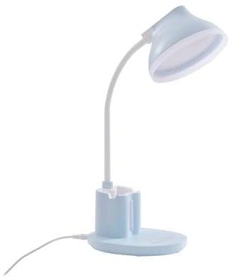 Lindby LED Tischlampe 'Zephyra' (Touchdimmer) dimmbar (Modern) in Blau u.a. für Arbeitszimmer & Büro (1 flammig,) - Tischleuchte, Schreibtischlampe, Nachttischlampe, Touch
