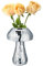Discokugel Vase Pilz,Discokugel Blumentopf,Kleine Glitzer Silber Glas Spiegel Vase Pilz,Discokugel Deko Hydroponik Propagation Station für Hochzeit,Geburtstag,Party,Geschenk Oma Blumenvase