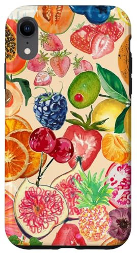 iPhone XR Fruit Collage Preppy Summer Case
