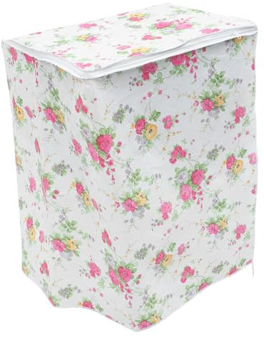 ARTIBETTER Home Essential Copertura Per Lavatrice in Peva 55x58x87cm Custodia Decorativa Robusta Per Lavatrici Standard Stile Casuale