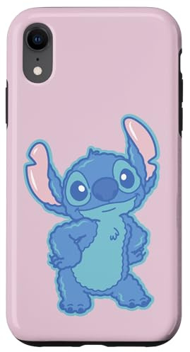 Disney Lilo & Stitch Fluffy Cute Pose Stitch Hülle für iPhone XR