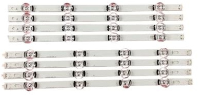 REwNXA 8 PCS LED Backlight Strip Compatible avec des téléviseurs de 42 Pouces, y Compris Les modèles 42LF5610 42LF580V 42LF5800 6916L-1709B 42LB628V 42LB6200 42LYL310C DR3.0 et 42LB550A