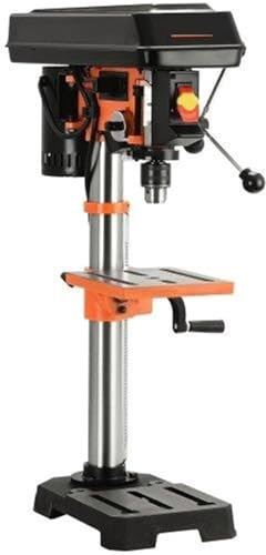 Taladro de columna, Taladro de banco de 10'' y 5 - Potente, 3,2 A, hierro fundido, ajustable entre 610 y 2800 RPM Para proyectos de bricolaje y manualidades