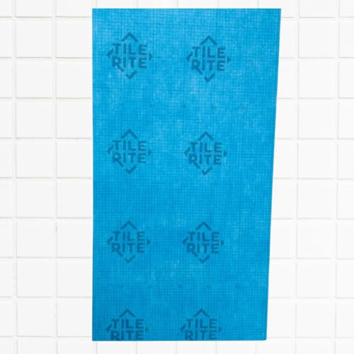6mm, 10mm and 12mm Waterproof Tile Backer Board 1200x600mm Lightweight, Heat Resistant Panel for Showers Wetrooms & Bathrooms Indoor Use Easy to Cut (6mm, 5, Pack)