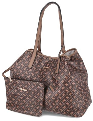 Kaerlek 1005880-300 AZ Handtasche Synthetik Damen in braun-kombi