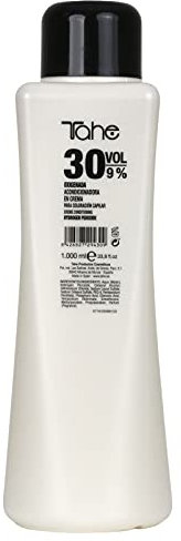 Tahe Natural Colour Oxigenada acondicionadora en crema para aplicar con tinte capilar, 1000 ml (Blanco, 1000 ml - 30 vol.)