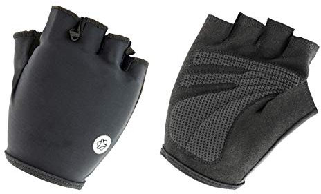 AGU Guanti a Mezze DITA Gel Sport in Lycra 190gr Nero