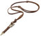 Fenical Leder Kette Halskette mit Pfeil Anhänger einfache Retro handgemachte Halskette für Männer