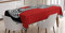 ABAKUHAUS afrikanische Frau Tischdecke, Ethno, Schmutzabweisent mit Modernster Druck Technologie Waschbar Klare Farben, 140 x 200 cm, Weiß Schwarz Rubin