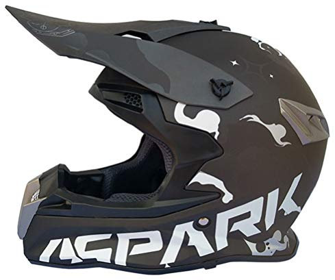 Casco da cross per ragazzi con visiera Casco per fuoristrada per moto Casco per moto da cross MX Dirt Casco da ciclismo per moto DOT