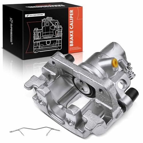 A-Premium Disc Brake Caliper Assembly with Bracket Compatible with Ford Models - EcoSport 2018-2022, Focus 2012-2018 - Rear Left Driver Side