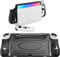 HEIYING Switch OLED Hülle für Nintendo Switch OLED, Schwarze Dockable Case Kompatibel mit Ergonomisches TPU Grip Case für Joy-Con Controller
