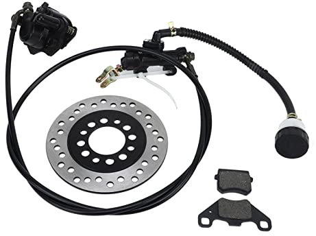 Kit Pompa Freno Posteriore, Gruppo Rotore Disco Pinza Freno Go Kart per 50cc 110cc 125cc 150cc 200cc 250cc Dirt Bike Quad ATV Go Kart Taotao Kazuma Roketa