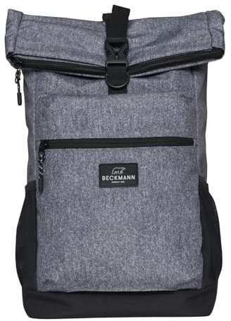 BECKMANN Sport Light Rolltop Backpack Grey Malange