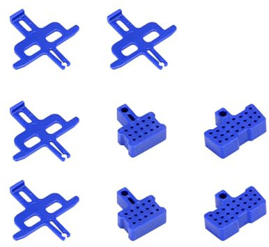 8PCS Bike Hydraulic Disc Brake Bleed Blocks & Spacer, Compatible with Shimano,Tektro,Trp,SRAM,Avid,Zoom and More,2/4-Piston Caliper Blocks for Universal Bike, Mountain/Road Bike