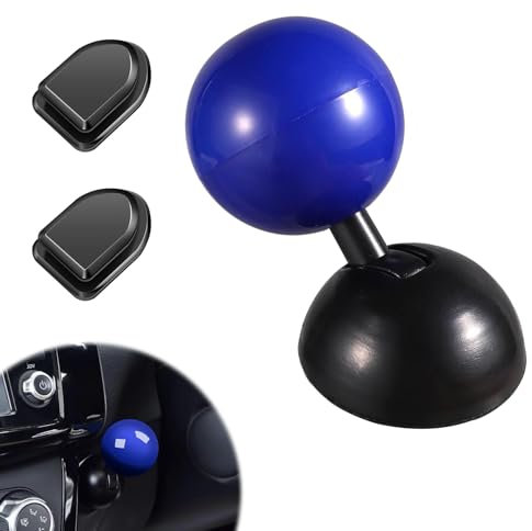 1 pieza Start Stop Button Cover Auto Ein-Knopf-Startknopfwippe,Auto Startknopf Joystick,Viene con 2 ganchos, Auto Zubehör (Blau)