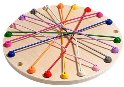 TTETTZ Rope Sorting Game for Kids And Adults, Knot Challenge Toy for Creative Minds, round