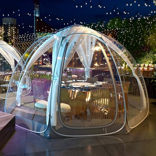 Pop Up Bubble Tent, Bubble House, Instant Igloo Tents, Thickened PVC Material, for Courtyard, Party, Hotel Features(Medium)