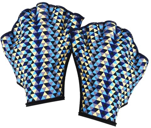 Palas de natación para mano, 1 par, antideslizantes, de larga duración, guantes de natación para hombres y mujeres, buceo, surf, fitness