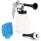 EXLECO Pistola per Pulizia per Auto Kit 6~9,2 Bar Pistola per Lavaggio Interno Portatile con Flacone per Auto Cruscotto Sedili in Pelle