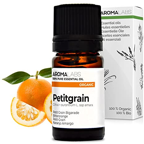 Aroma Labs - Naranjo Amargo - Aceite Esencial Orgánico - Quimiotipado y Certificado AB - 5 mL