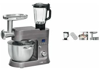 Clatronic Robot Multi-Fonctions km 3674, Gris Noir
