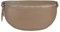 Made in Italy Damen Leder Gürteltasche Crossbody Hüfttasche Bauchtasche Umhängetasche Brusttasche Crossover Bodybag Schultertasche Handytasche Geldtasche OBC Tasche Schminktasche Kosmetiktasche Taupe