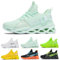 Sportive Scarpe Uomo Donna Scarpe Leggere Running Ginnastica Camminata Comode Casual Jogging Tennis Outdoor Fitness Sneaker G133 Light Green 40