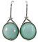 Ohrringe NOBLE Edelstein Jade mint (Silber)