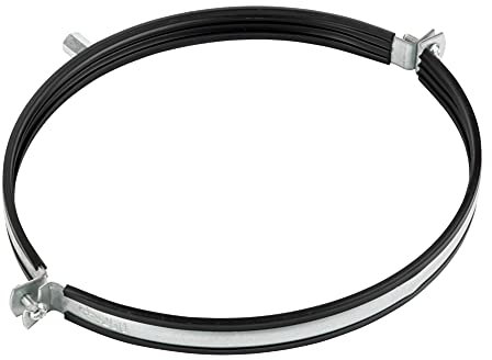 1 Stück Rohrschelle für Wickelfalzrohr 250mm inkl. Dämpfgummi aus EPDM - Dichtung Halterung Rohr Lüfter von Steinberg14