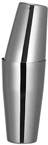 Allinbuy Cocktail Boston Set shaker boissons Martini en acier inoxydable Shaker Bar Accueil Barman, Miroir lumineux