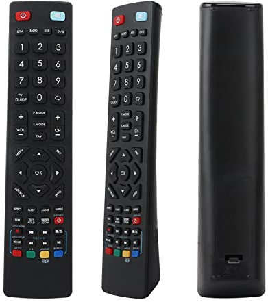 Universal Replacement for Technika TV Remote Control, Compatible with Technika/Blaupunkt LCD LED 3D HD PVR TVs 22E21W-FHD/DVD, 24E21B-HDR, 24E21B-HDR/DVD, 24E21W-HDR/DVD - No Setup Required