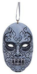 Nemesis Now Harry Potter Deatheater Maske zum Aufhängen, Grau, 7 cm