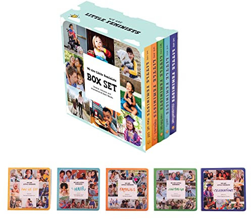 We Are Little Feminists Box Set: Families, How We Eat, On-The-Go, Celebrations, & Hair: Diverse, Inclusive, & Intersectional Board Books