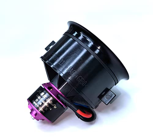 DoBoFo EDF 50mm 3S 4900KV 11 Blades 12.6V Electric Ducted Fan, Hobby RC Jet Engine Propeller, RC Car Engine Parts, High Speed Brushless Motor, Remote Control Model, Replacement Airplane Parts DIY