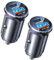 LISEN 2Pack Car Phone Charger USB C Car Charger 54W+54W [USBC 36W+USBA 18W] PD3.0 12V USB Socket Fast Charge [Metal] Cigarette Lighter USB Car Charger Adapter for iPhone 16 Pro Max Samsung iPad Pro
