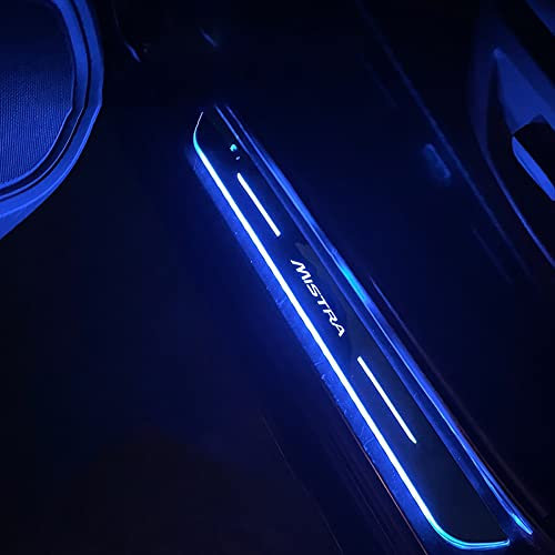 BITELF Car Atmosphere Welcome Pedal Automatic Induction Led Kick Plates Door Sill Lights, for Hyundai MISTRA Accessories