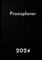 Praxisplaner 2024: Praxis Terminplaner 2024 A4, 1 Woche auf 2 Seiten, Uhrzeit mit 15 Minuten Takt, Montag bis Sonntag, 8:00 Uhr bis 21:00 Uhr, 1 Spalte für 1 Person | Schwarz Wochenplaner