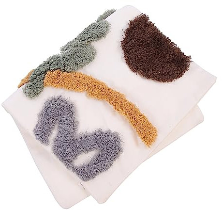 Veemoon Kissenbezug Getuftete Sofakissenbezüge Dekorative Kissen Böhmische Kissenhülle Home Decoration Kissenbezüge Mitte des Jahrhunderts Kissenbezüge 18x18 Marokko Böhmen Baumwolle